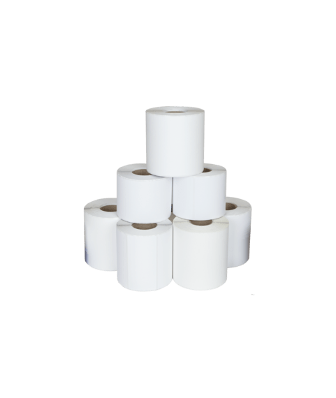 Receipt roll, normal paper (with carbon copy), 76mm, white, yellow