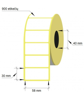 Lämpötarrat 58x 30mm. 900 kpl.