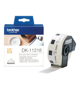 OEM круглые этикетки Brother DK-11218, 24 мм