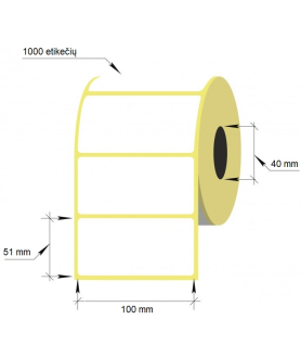 Universaalsed etiketid 100x51/40-1000 tk, Vellum