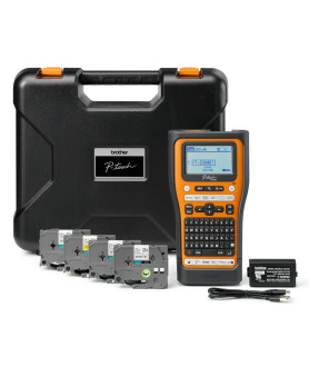 Brother PT-E560BTSP Electrician Labelling Kit, integrated Bluetooth and automatic cutter (Up to 24 mm)