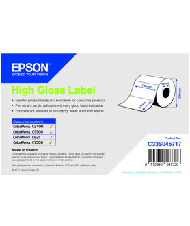 Этикетки OEM Epson глянцевые 102x51 мм (C33S045717)