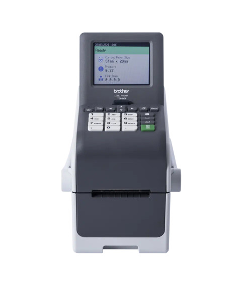 Etiķešu printeris Brother TD-2350DSAH300, USB/LAN/Baterijas opcija/LCD ekrāns /Bluetooth/WiFi/rokturis