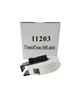 Compatible labels Brother DK-11203 (17mm x 87mm)