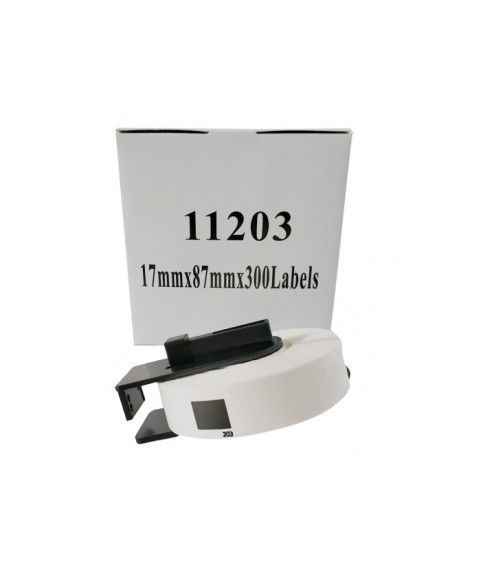 Compatible labels Brother DK-11203 (17mm x 87mm)