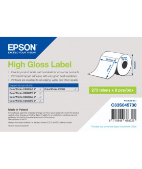 Epson label roll, normal paper, 105x210mm