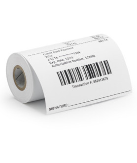 Zebra 8000D Linerless, Zebra 8000D Linerless, label roll, thermal paper, 80x10000mm