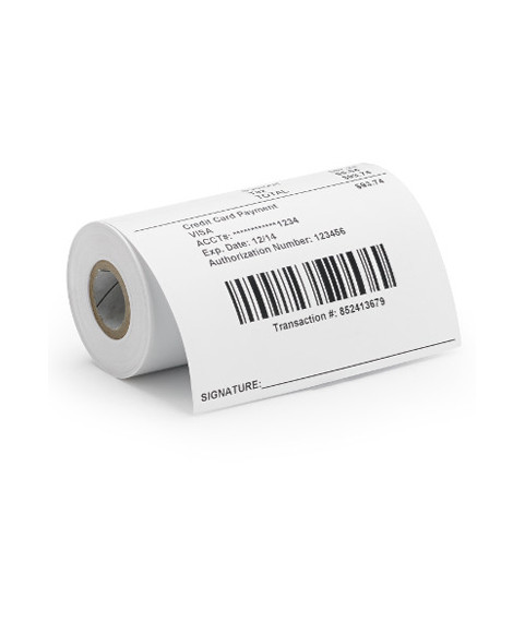 Zebra 8000D Linerless, Zebra 8000D Linerless, label roll, thermal paper, 80x10000mm