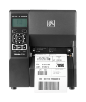 Zebra ZT200 Serie, 12 Punkte/mm (300 dpi), Schneidegerät, disp. (Farbe), USB, USB Host, RS232, BT (BLE), Ethernet, EPL, ZPL, ZP