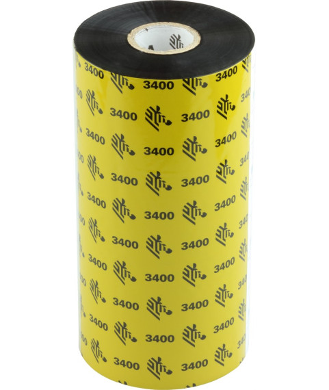 Zebra ZipShip 3400, thermal transfer ribbon, wax/resin, 102mm