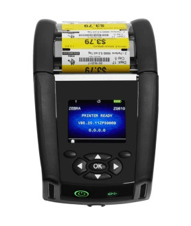 Zebra ZQ610 PLus, ядро 19 мм, RS232, BT (BLE), 8 точек/мм (203 dpi)