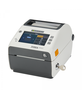 Zebra ZD621d Healthcare, 12 dots/mm (300 dpi), disp. (Farbe), RTC, USB, USB Host, RS232, BT (BLE), Ethernet, weiß