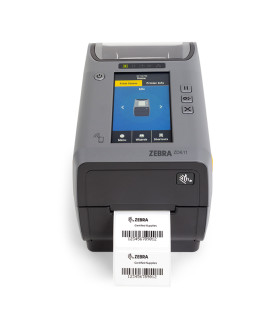 Zebra ZD611, 12 Punkte/mm (300 dpi), Schneidegerät, disp. (Farbe), EPLII, ZPLII, USB, BT (BLE), Ethernet