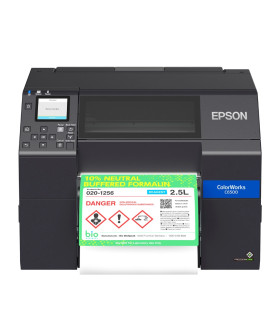 Epson ColorWorks CW-C6500Pe, peeler, disp., USB, Ethernet, black