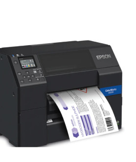 Epson ColorWorks CW-C6000Ae (mk), cutter, disp., USB, Ethernet, black