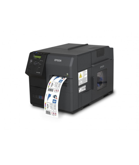 Epson ColorWorks C7500, cutter, disp., USB, Ethernet, black