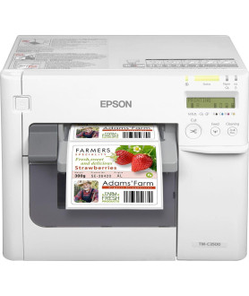 Epson ColorWorks C3500, griezējs, disp., USB, Ethernet, NiceLabel, balts