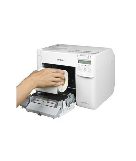 Epson ColorWorks C3500, cutter, disp., USB, Ethernet, NiceLabel, white