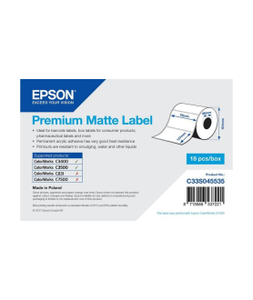 Epson label roll, normal paper, 76x127mm