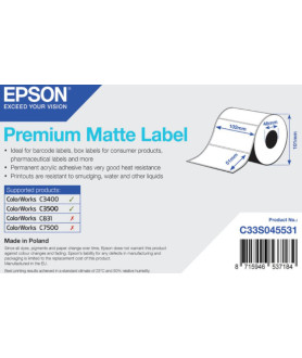 Epson label roll, normal paper, 102x51mm