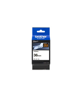 Brother Schablonenbandkassette STe-161 Schwarz, TZe, 3 m, 3,6 cm