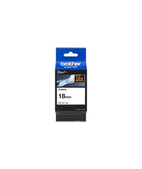 Brother Schablonenbandkassette STe-141 Schwarz, TZe, 3 m, 1,8 cm