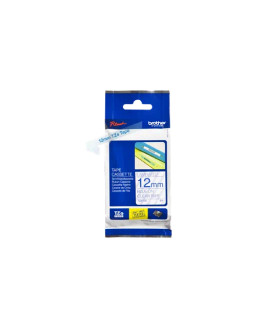 Brother TZe-133 Laminated Tape Blue on Clear, TZe, 1.2 cm, 8 m