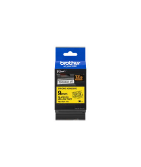 OEM Brother TZe-S621 Strong Adhesive Laminated Tape Black on Yellow