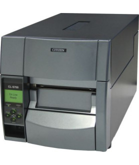 Citizen CL-S700IIDT, 8 pistettä/mm (203 dpi), EPL, ZPLII, Datamax, multi-IF (Ethernet).