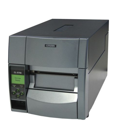 Citizen CL-S700IIDT, 8 pistettä/mm (203 dpi), EPL, ZPLII, Datamax, multi-IF (Ethernet).