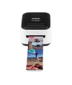 Brother VC-500W Colour, ZINK Zero-Ink, Label Printer, Wi-Fi, Black/ grey