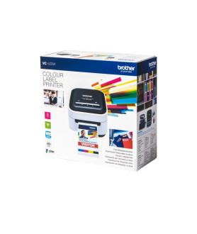 Brother VC-500W Colour, ZINK Zero-Ink, Label Printer, Wi-Fi, Black/ grey