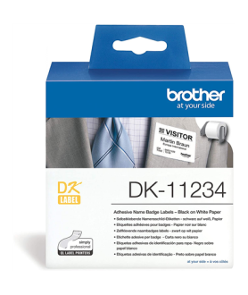 Brother Etikettenrolle DK-11234 Schwarz auf Weiß