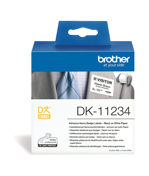 Brother Etikettenrolle DK-11234 Schwarz auf Weiß